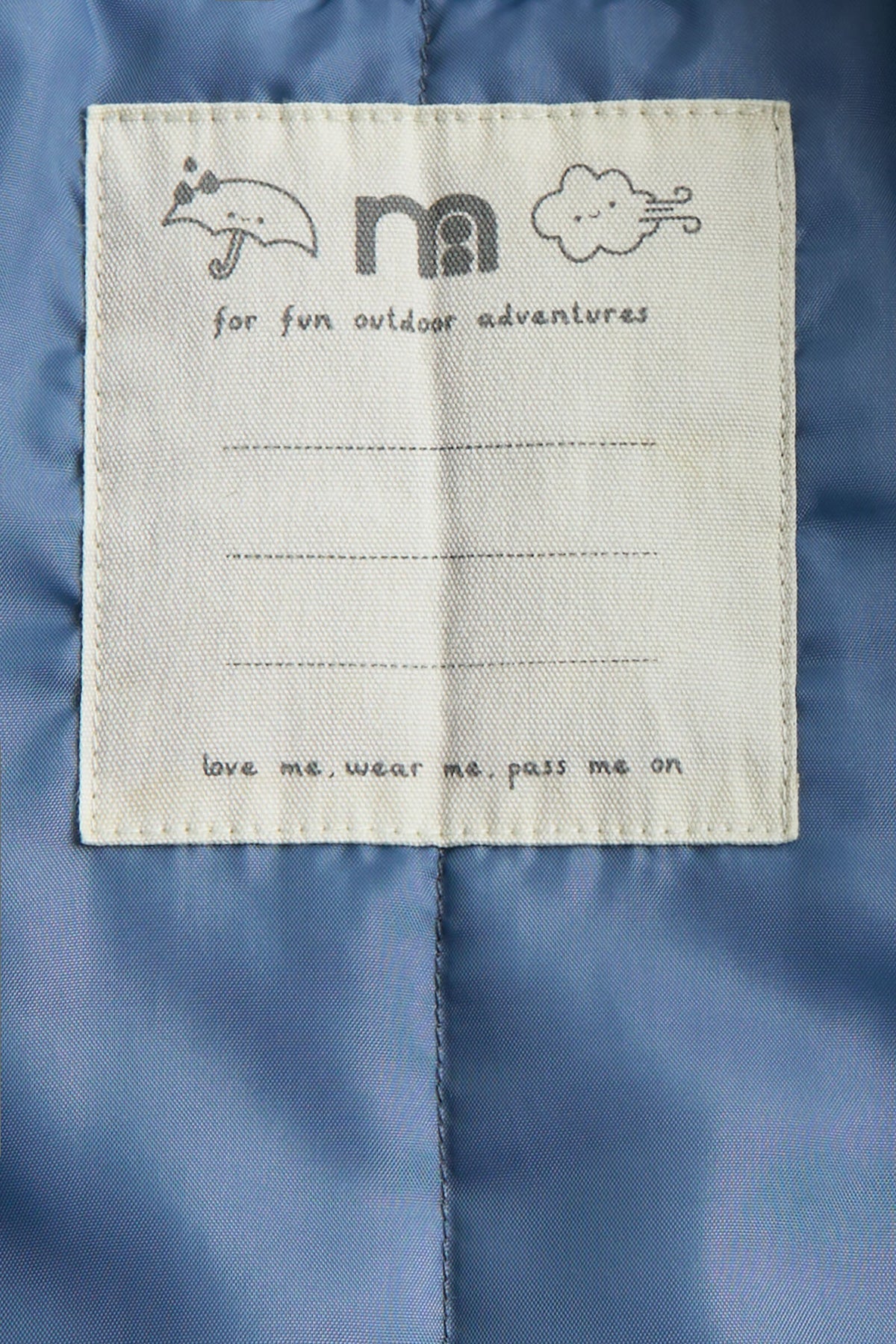 Boys Plain Denim Jacket Light Blue