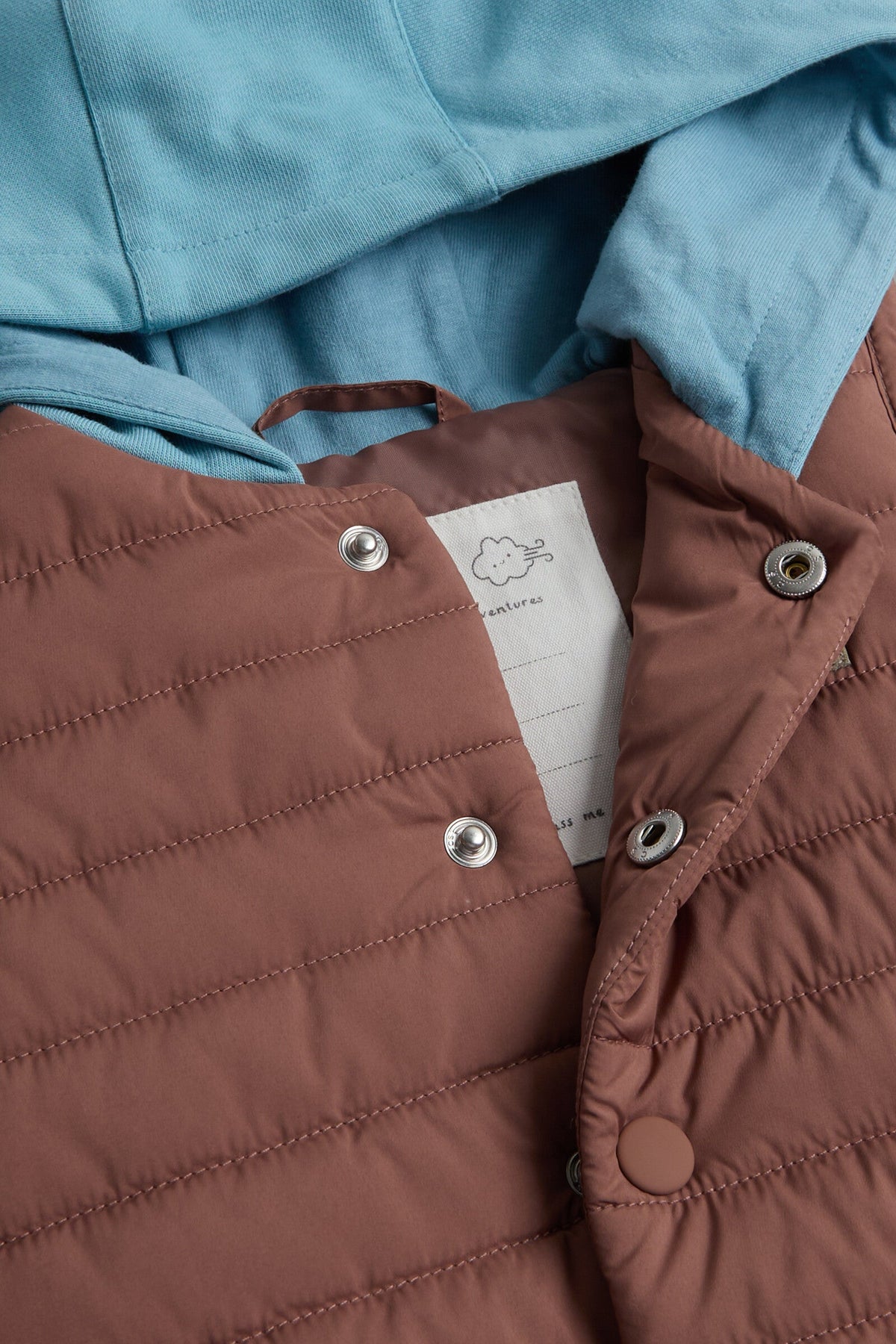 Boys Plain Gilet Brown