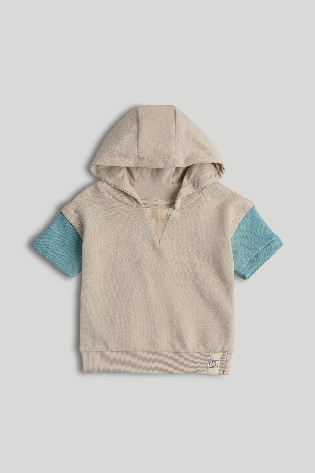 Boys Textured Sweat Top Neutral