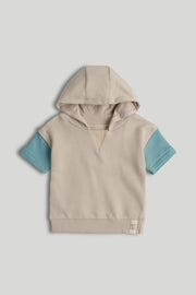 Boys Textured Sweat Top Neutral