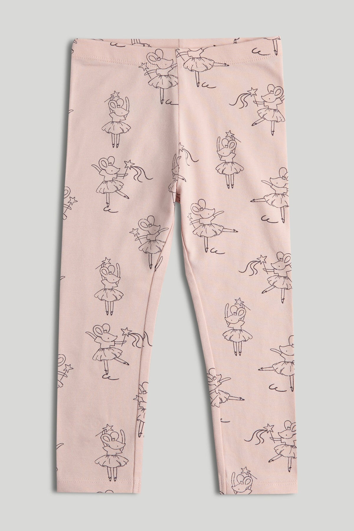 Girls Print & Placement Mix Leggings Multi Pack of 3