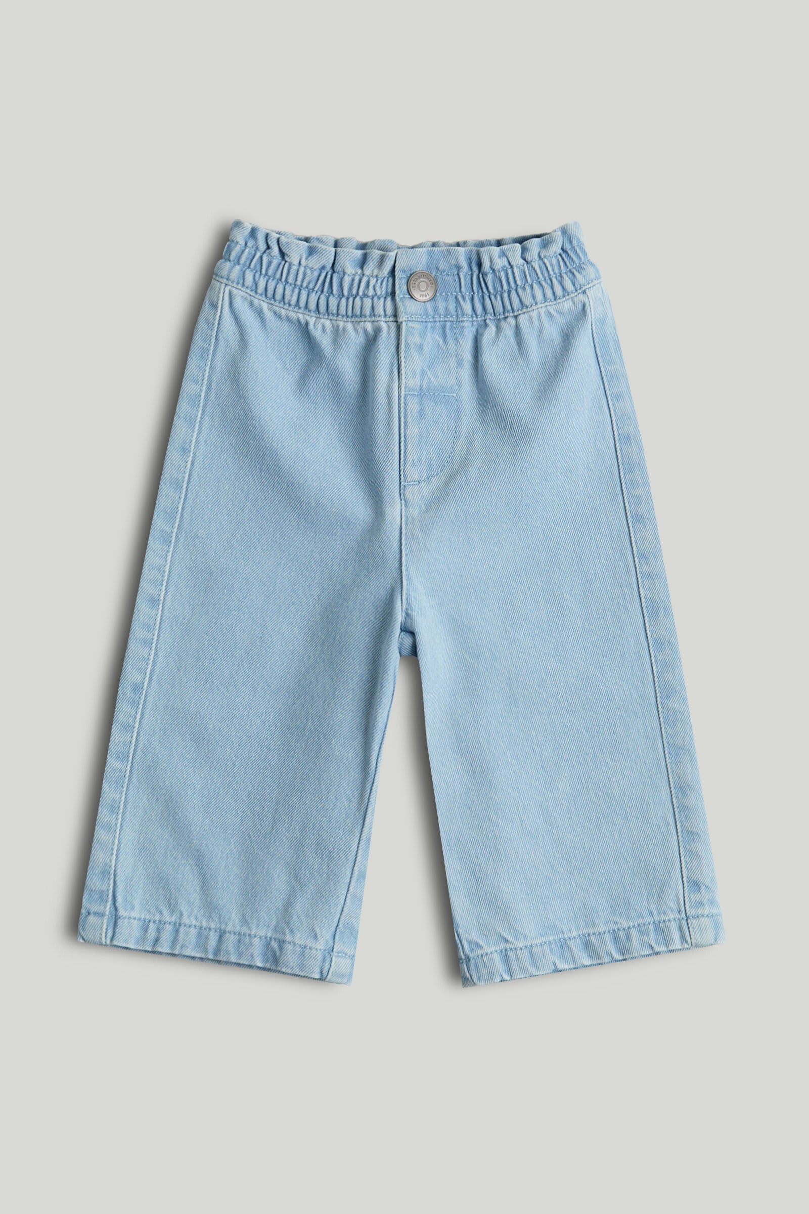 Blue Woven Jeans for Baby Girls