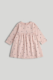 Girls All-Over Print Dress Pink