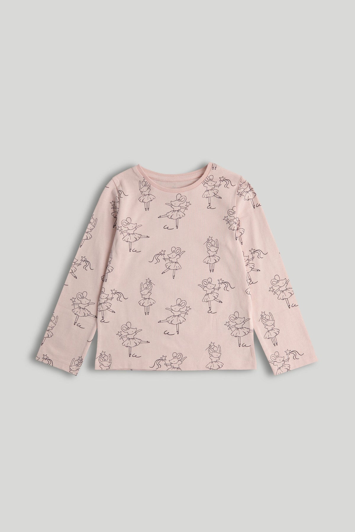 Girls Print & Placement Mix Knit T-Shirt Multi Pack of 3