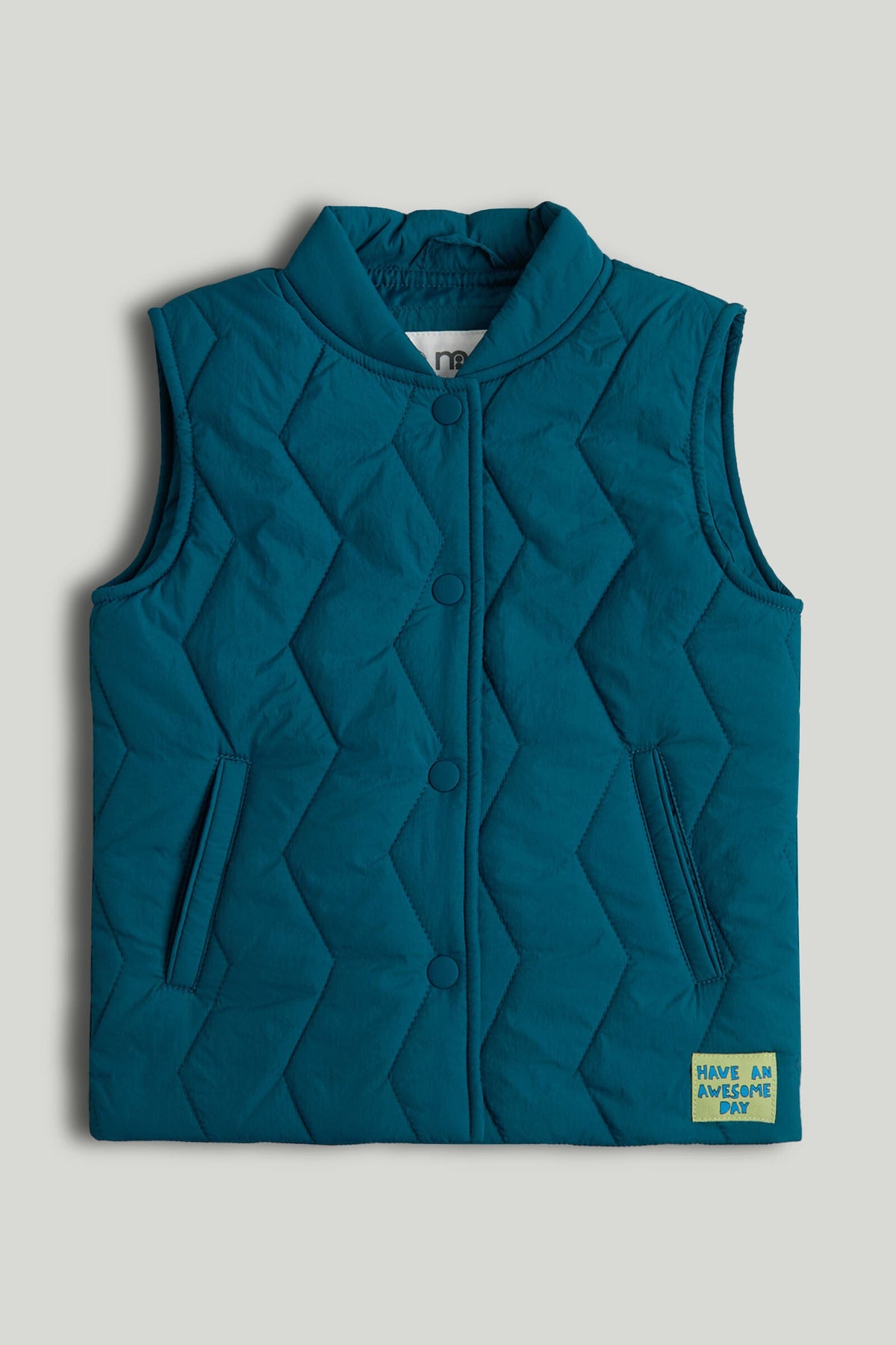 Boys Plain Gilet Dark Blue