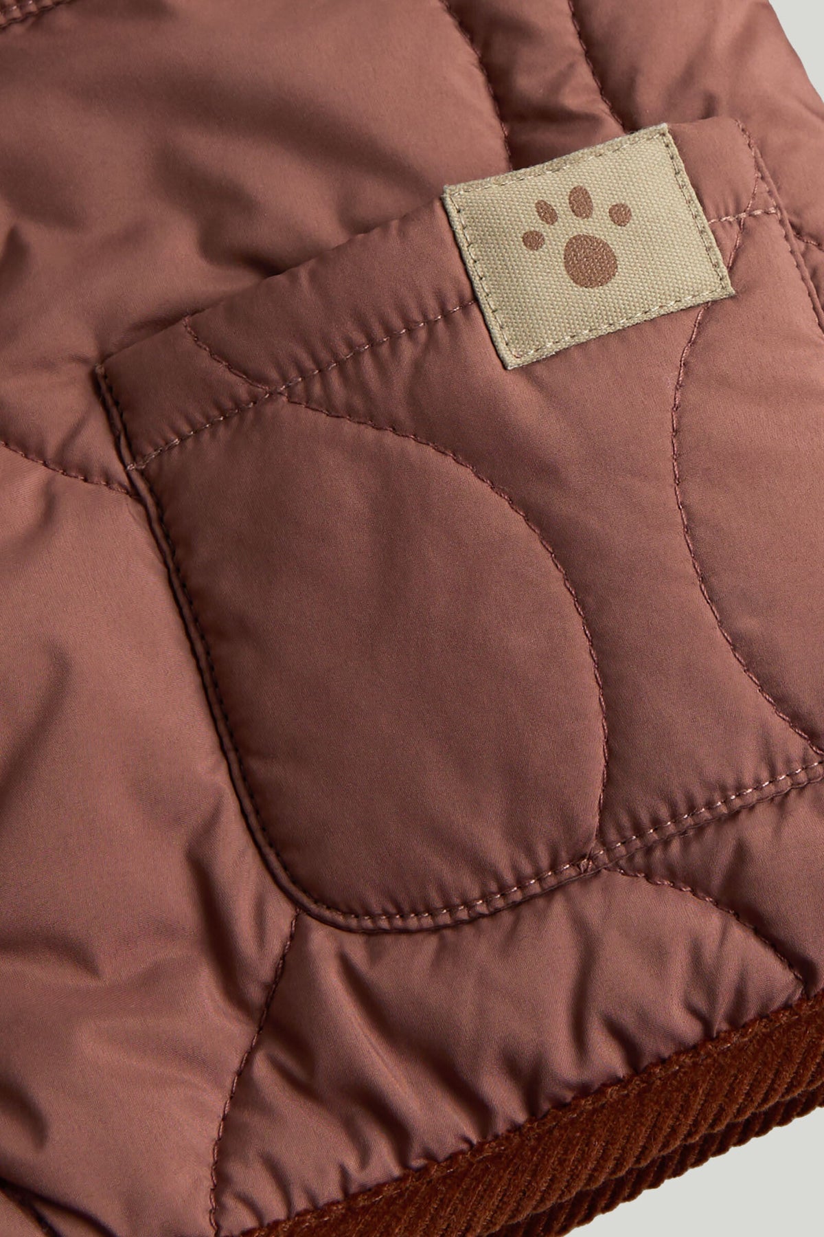 Boys Plain Woven Jacket Brown
