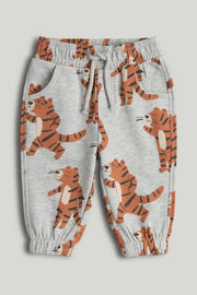 Boys All-Over Print Joggers Grey