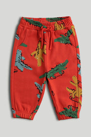 Boys All-Over Print Joggers Red