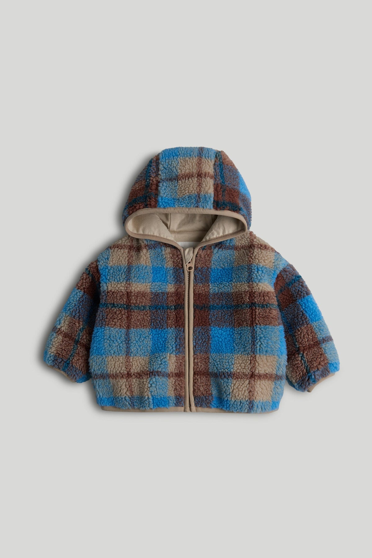Boys Checked Hoody Multi