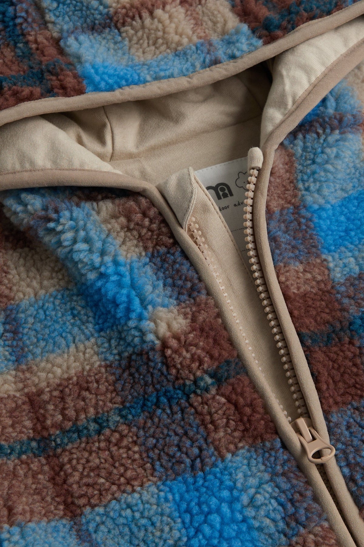 Boys Checked Hoody Multi