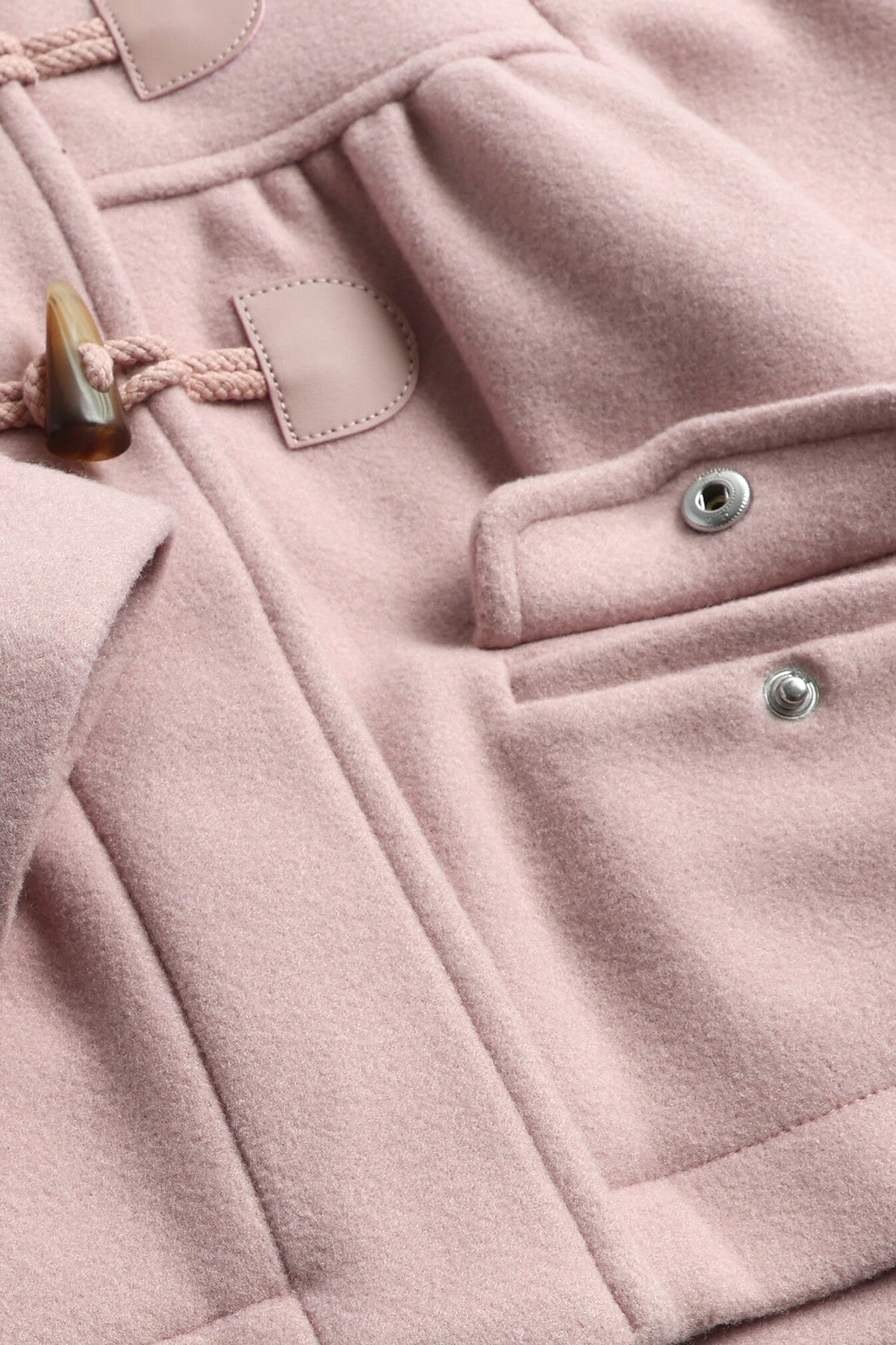 Girls Textured Woven Coat Pink