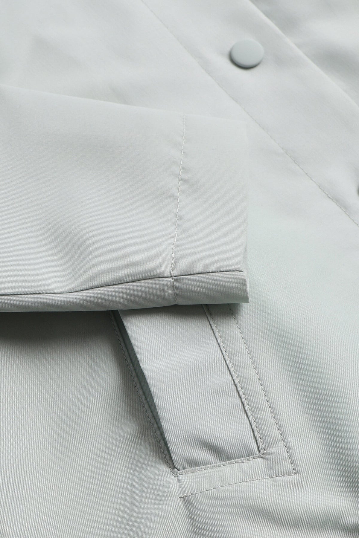 Girls Plain Coat Light Green