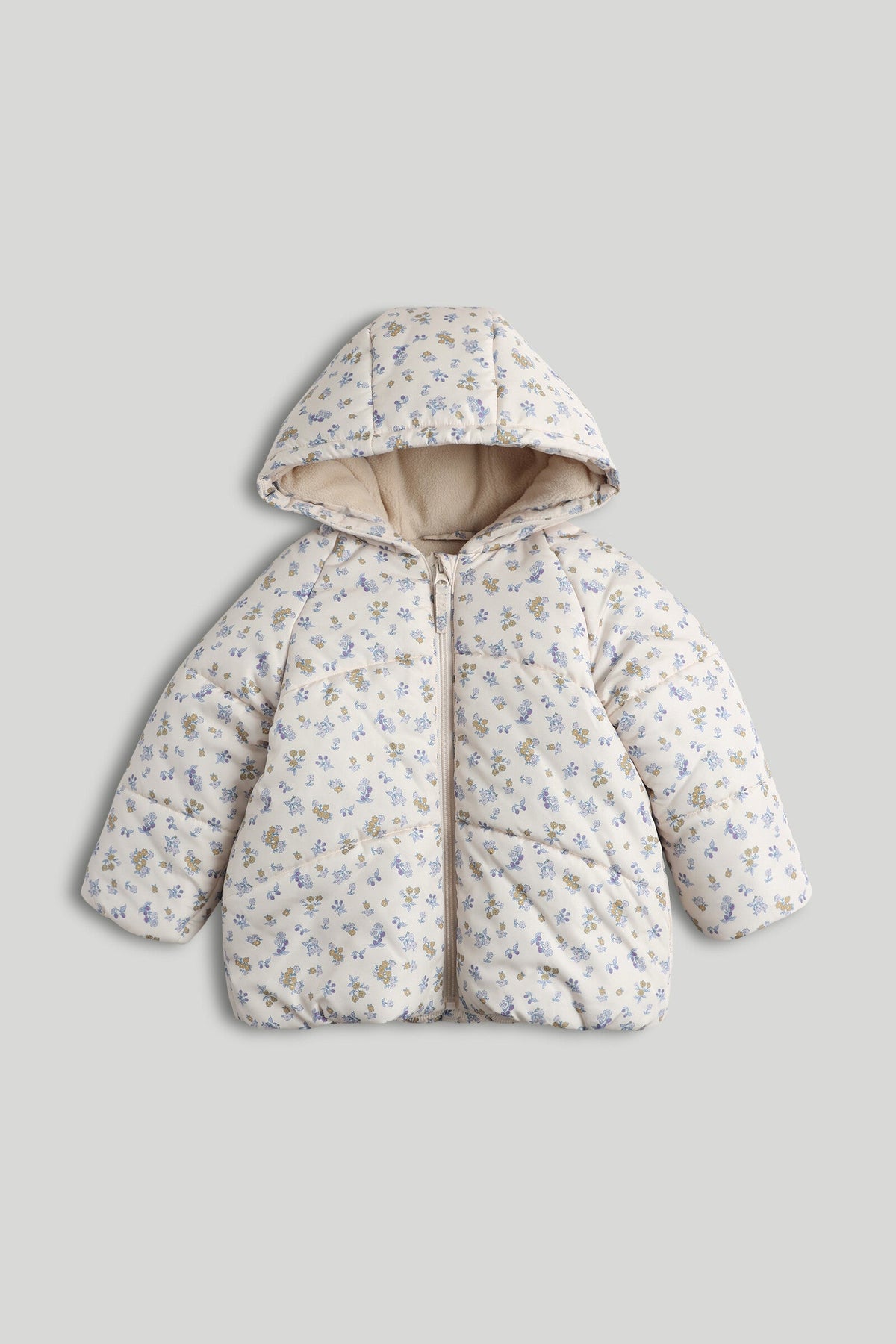 Girls All-Over Print Coat Multi