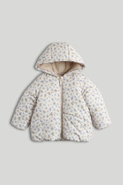 Girls All-Over Print Coat Multi