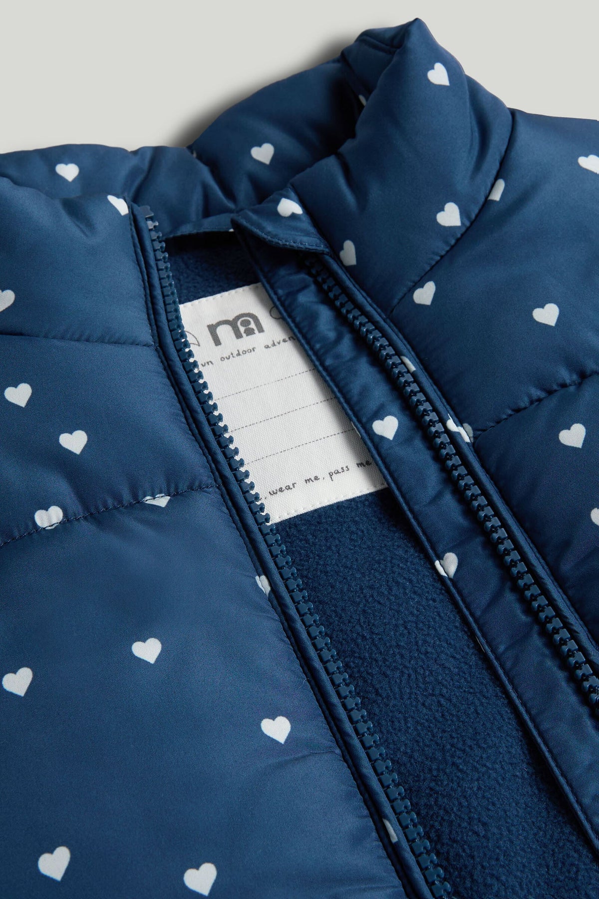 Girls All-Over Print Gilet Navy