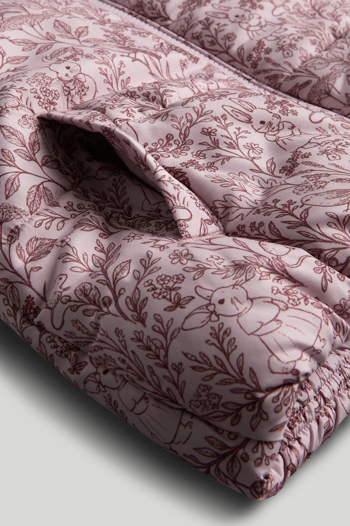 Girls All-Over Print Gilet Pink
