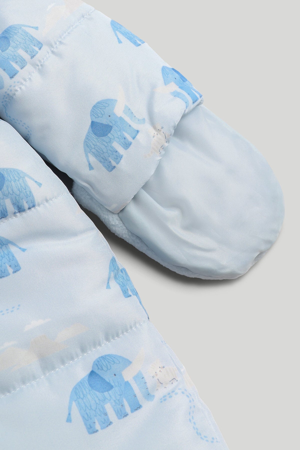 Boys All-Over Print Snowsuit Light Blue