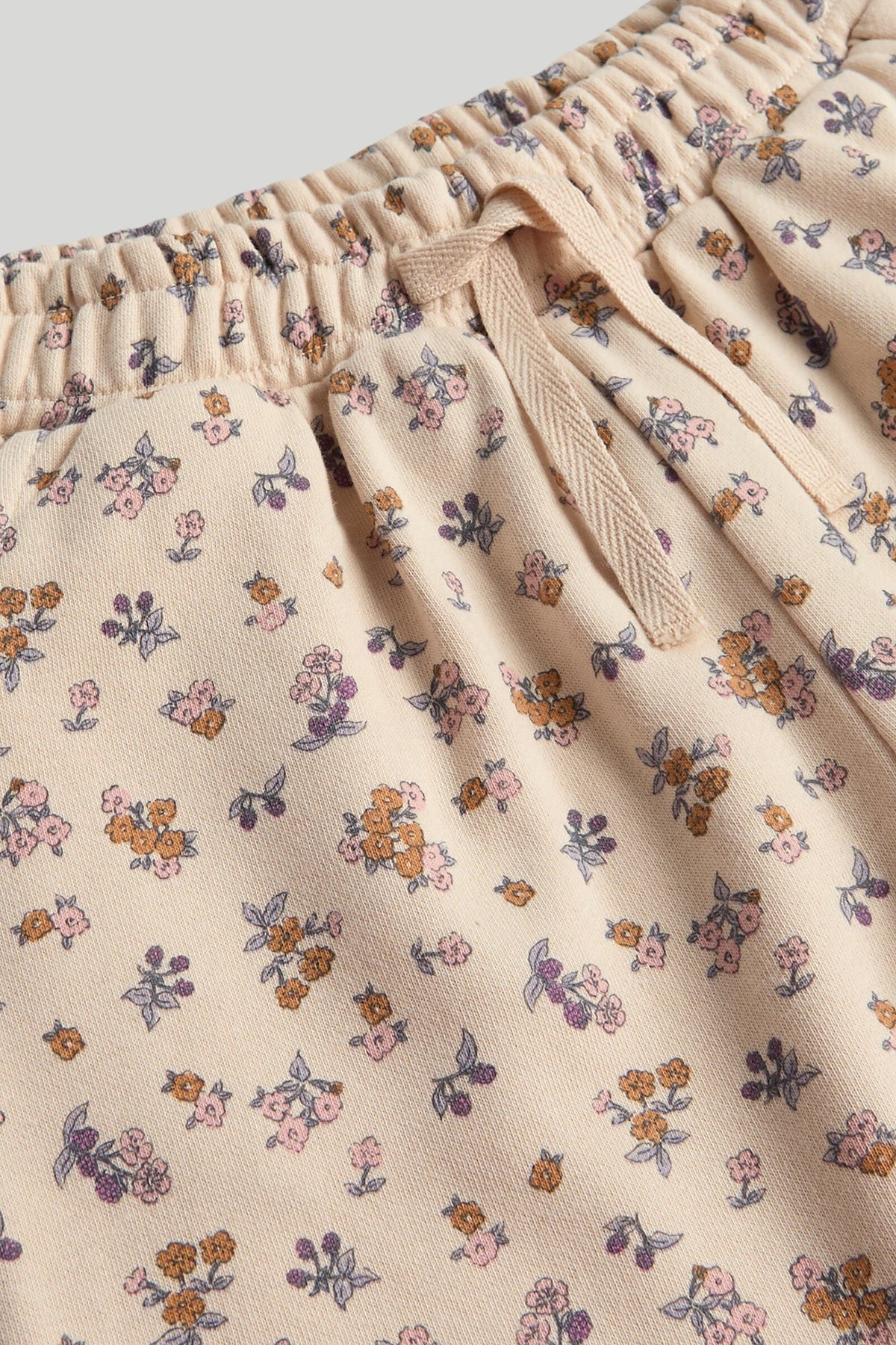 Girls All-Over Print Joggers Cream