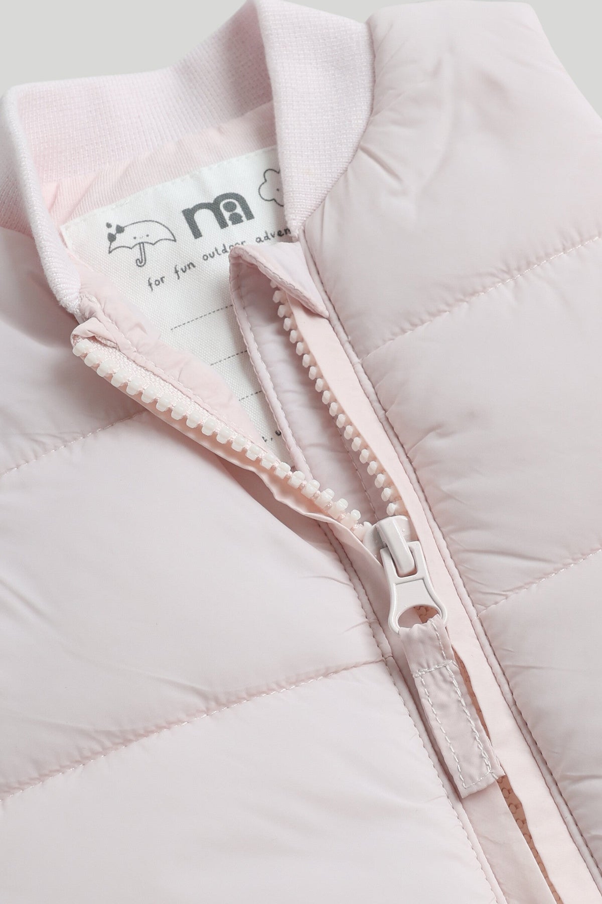 Girls Plain Gilet Pink