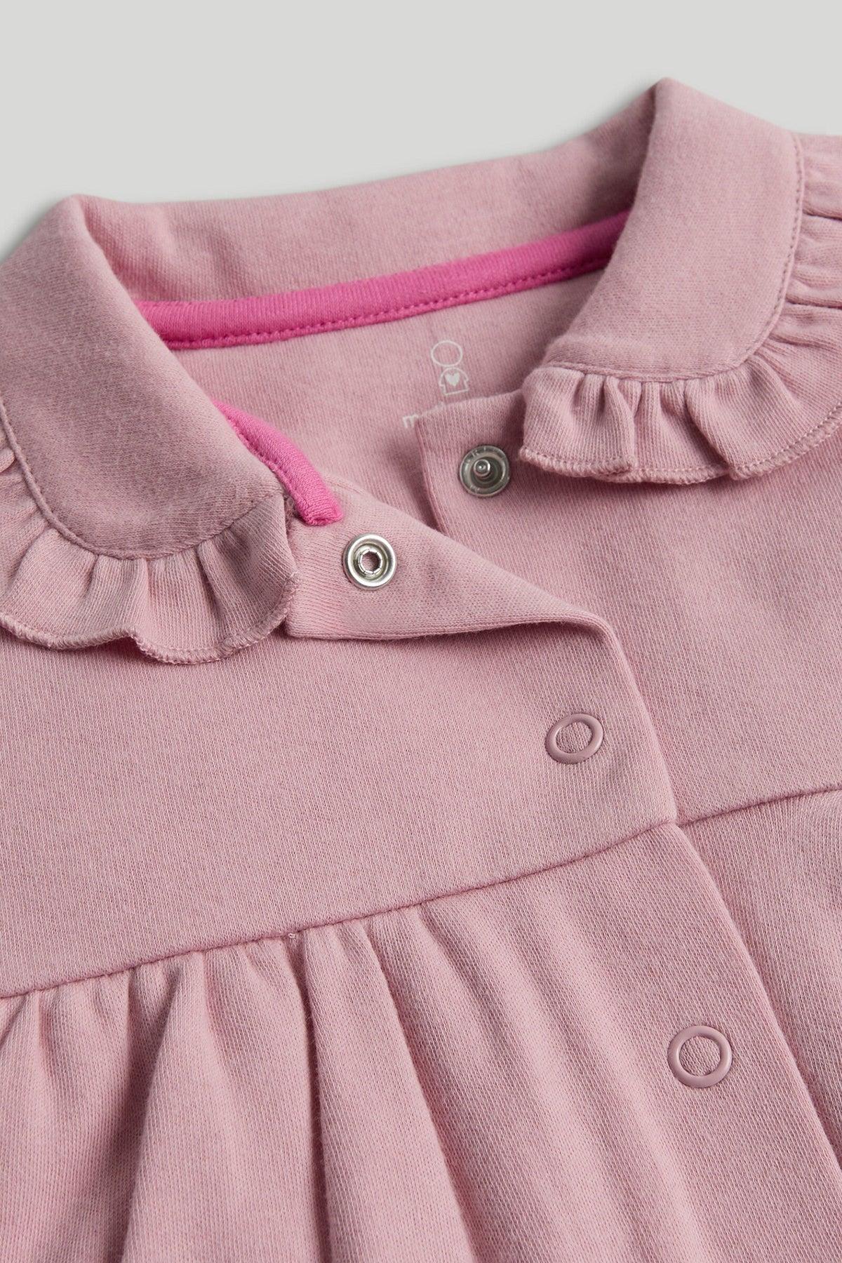Girls Plain & Placement Jacket Light Pink