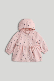 Girls All-Over Print Jacket Pink Classic