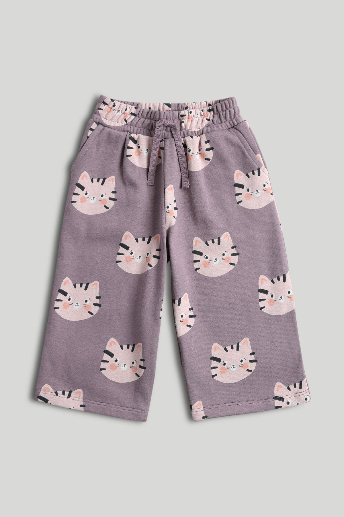 Girls All-Over Print Joggers Light Green