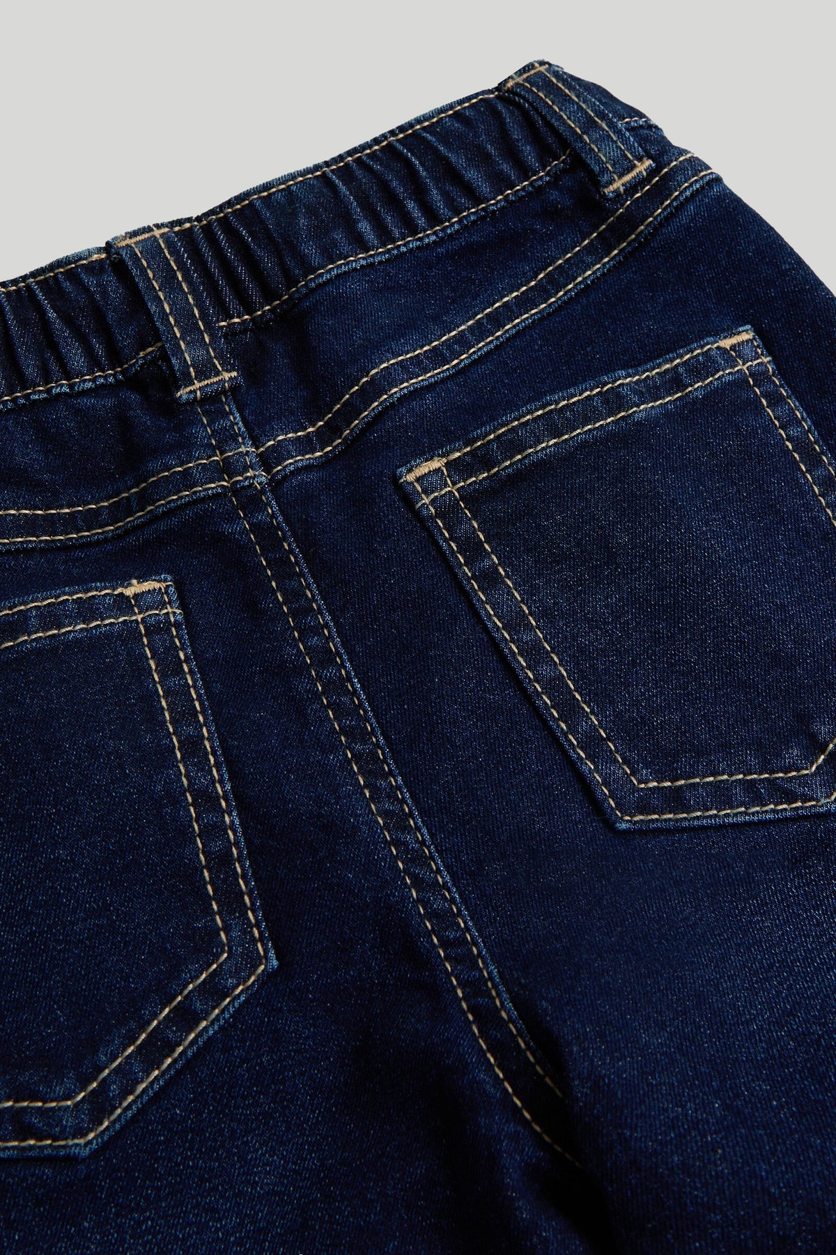 Boys Plain Jeans Navy Classic