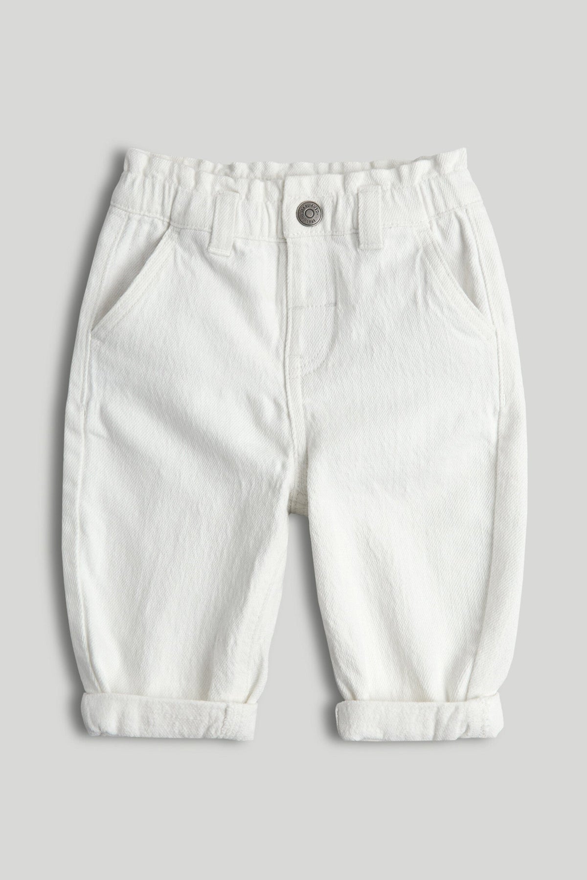 Girls Plain Jeans Cream