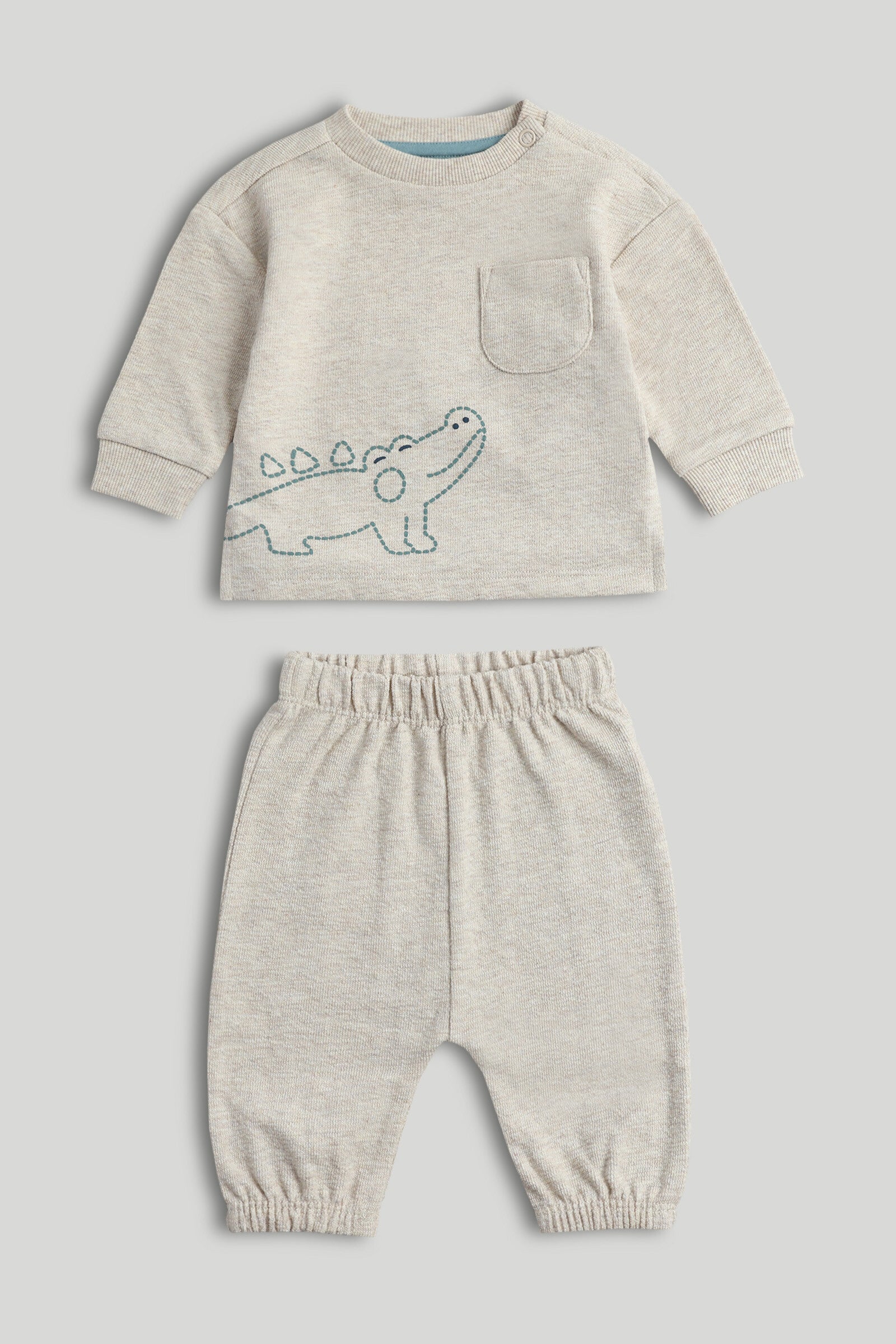 Baby Boys Multi-Colour Embroidered Applique Jog Set