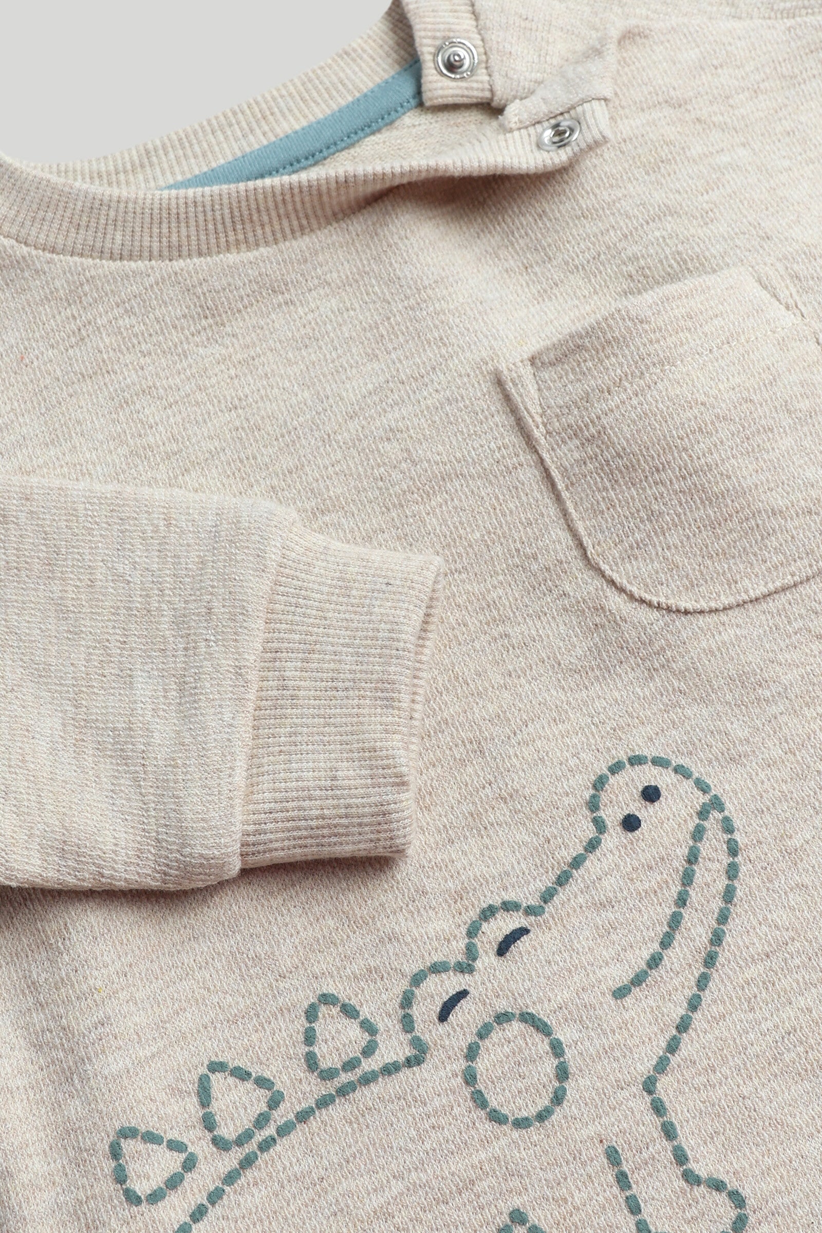 Baby Boys Multi-Colour Embroidered Applique Jog Set