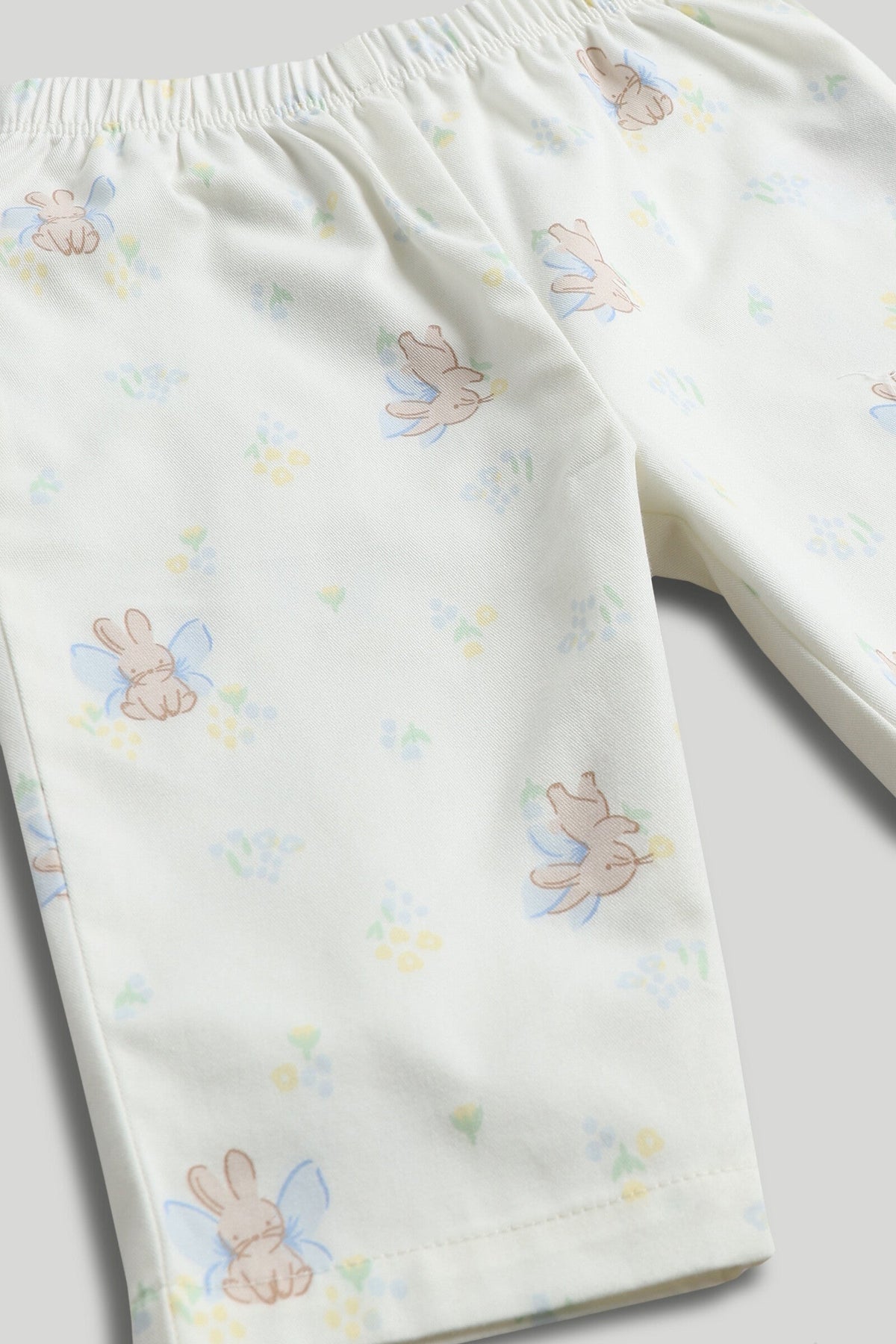 Girls All-Over Print Pyjama Set Cream Pack of 2