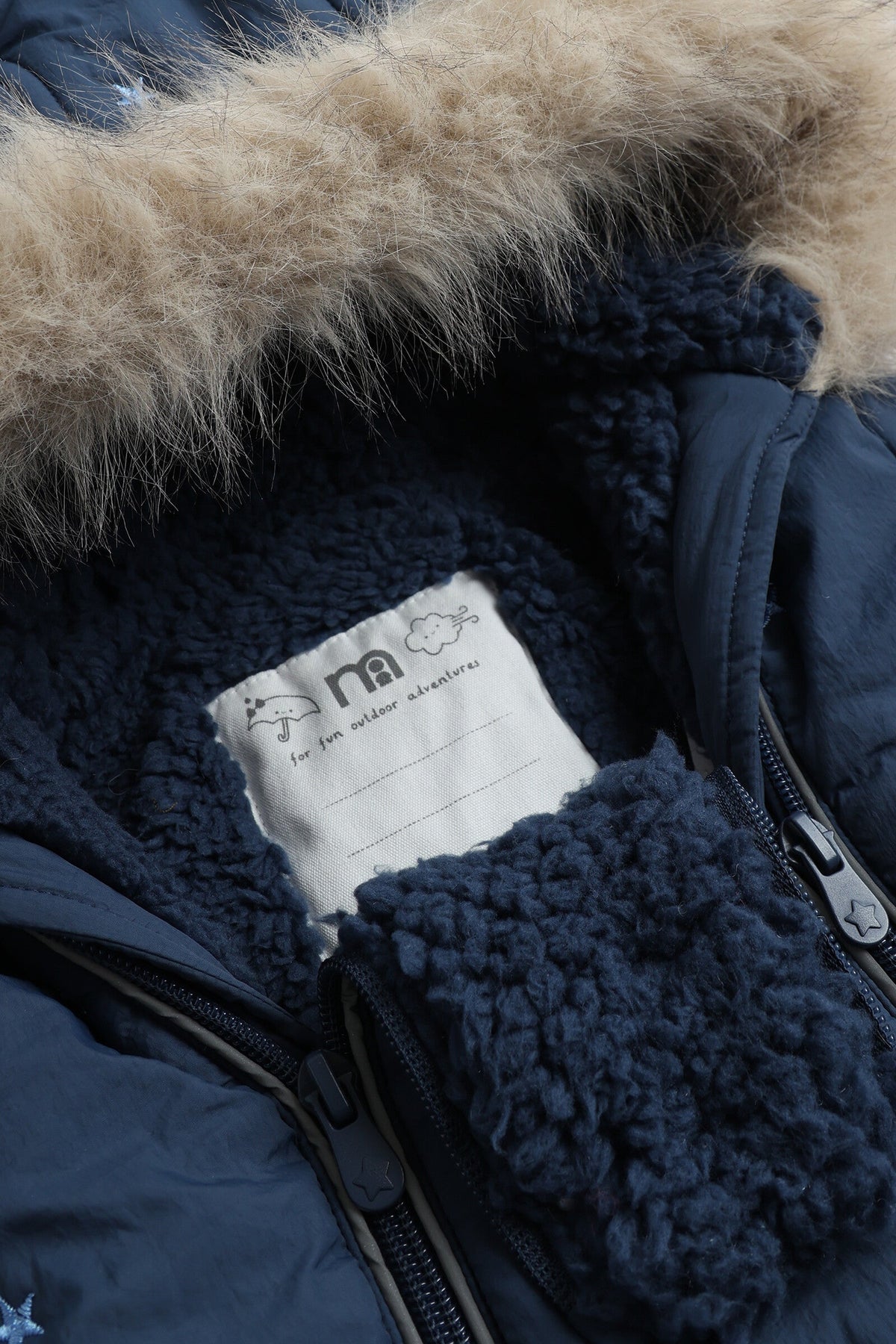 Boys Appliqué Snowsuit Blue