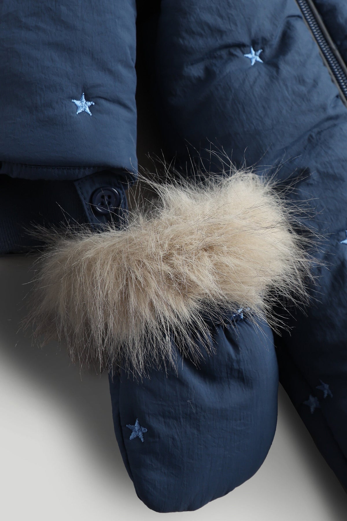 Boys Appliqué Snowsuit Blue