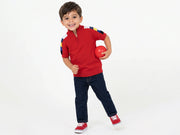 Boys Red Tricot Knit Shirt