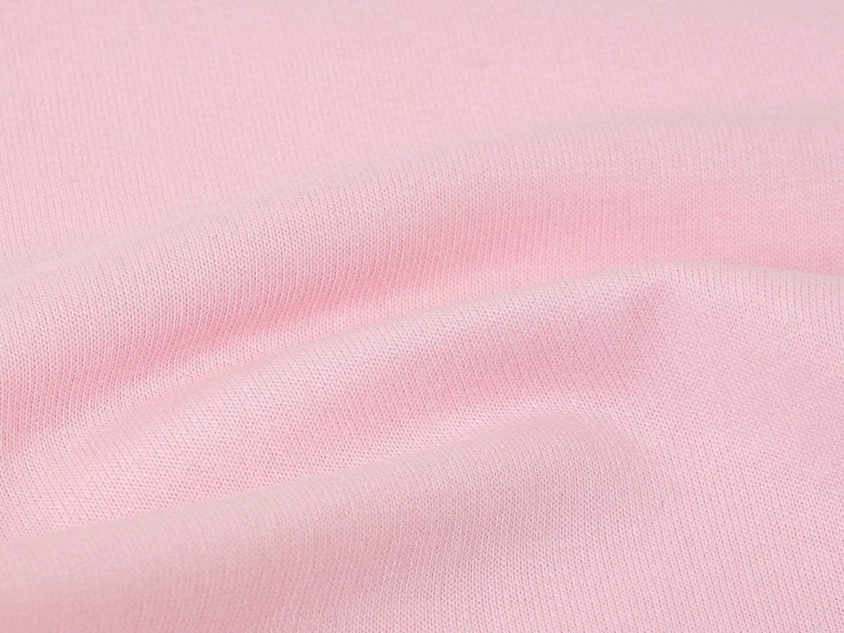Girls Pink Cotton Knit Sweatshirt