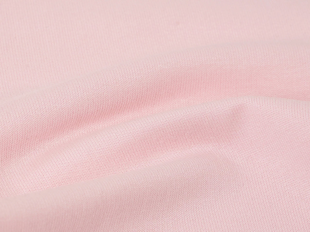 Girls Pink Cotton Knit Trousers