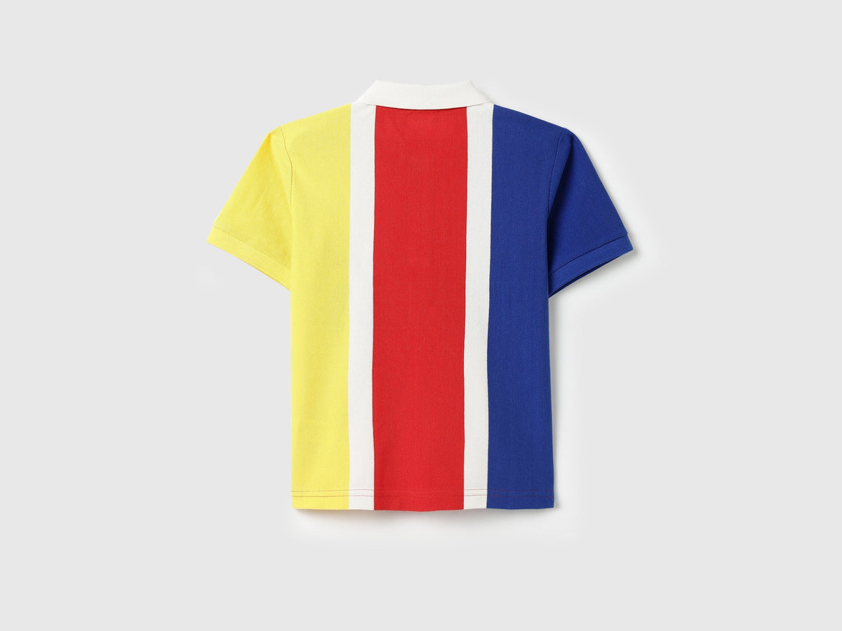 Boys Iconic Multi Cotton Knit Shirt