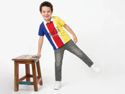 Boys Iconic Multi Cotton Knit Shirt