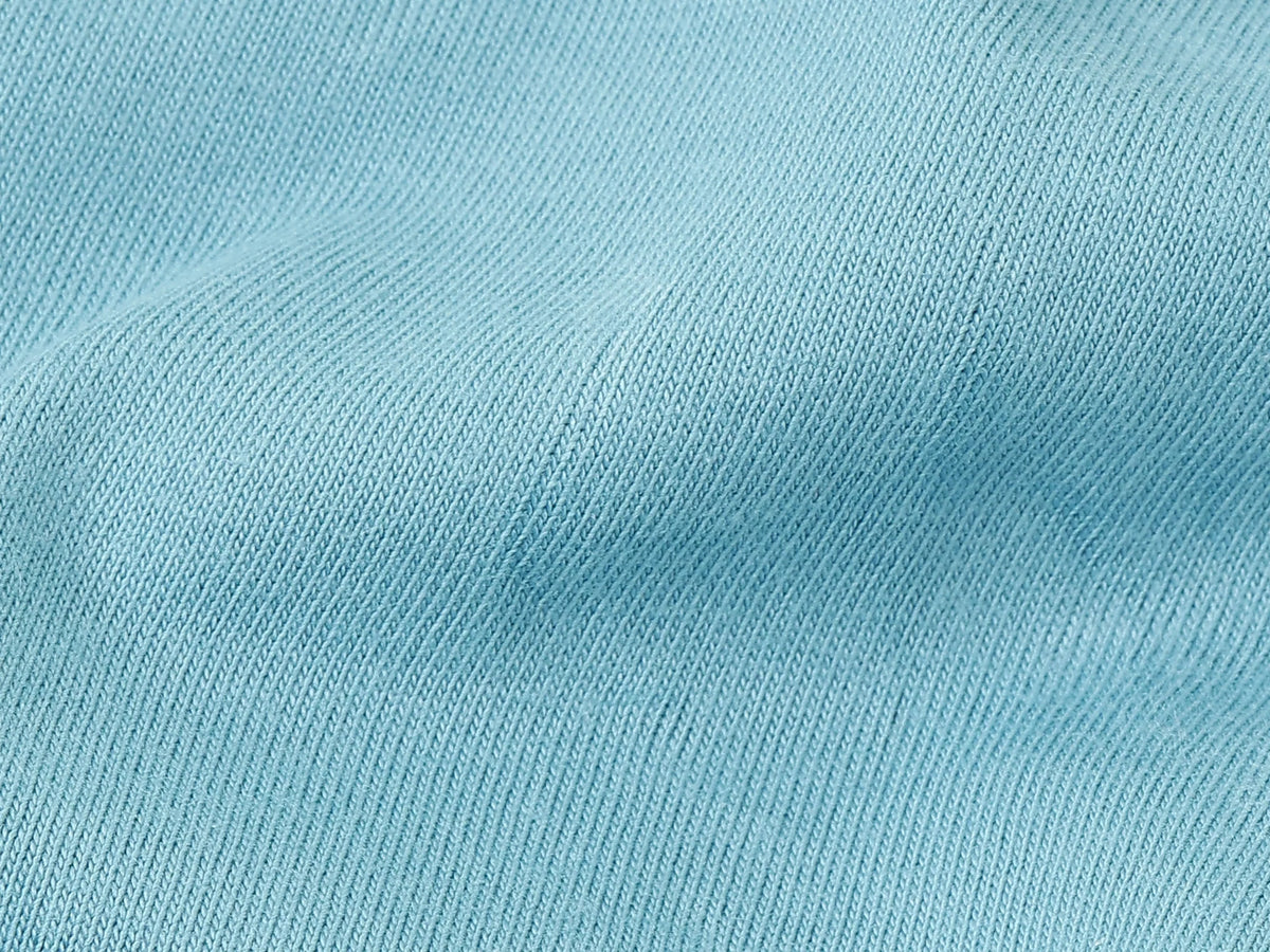 Boys Sea Blue Cotton Knit T-Shirt