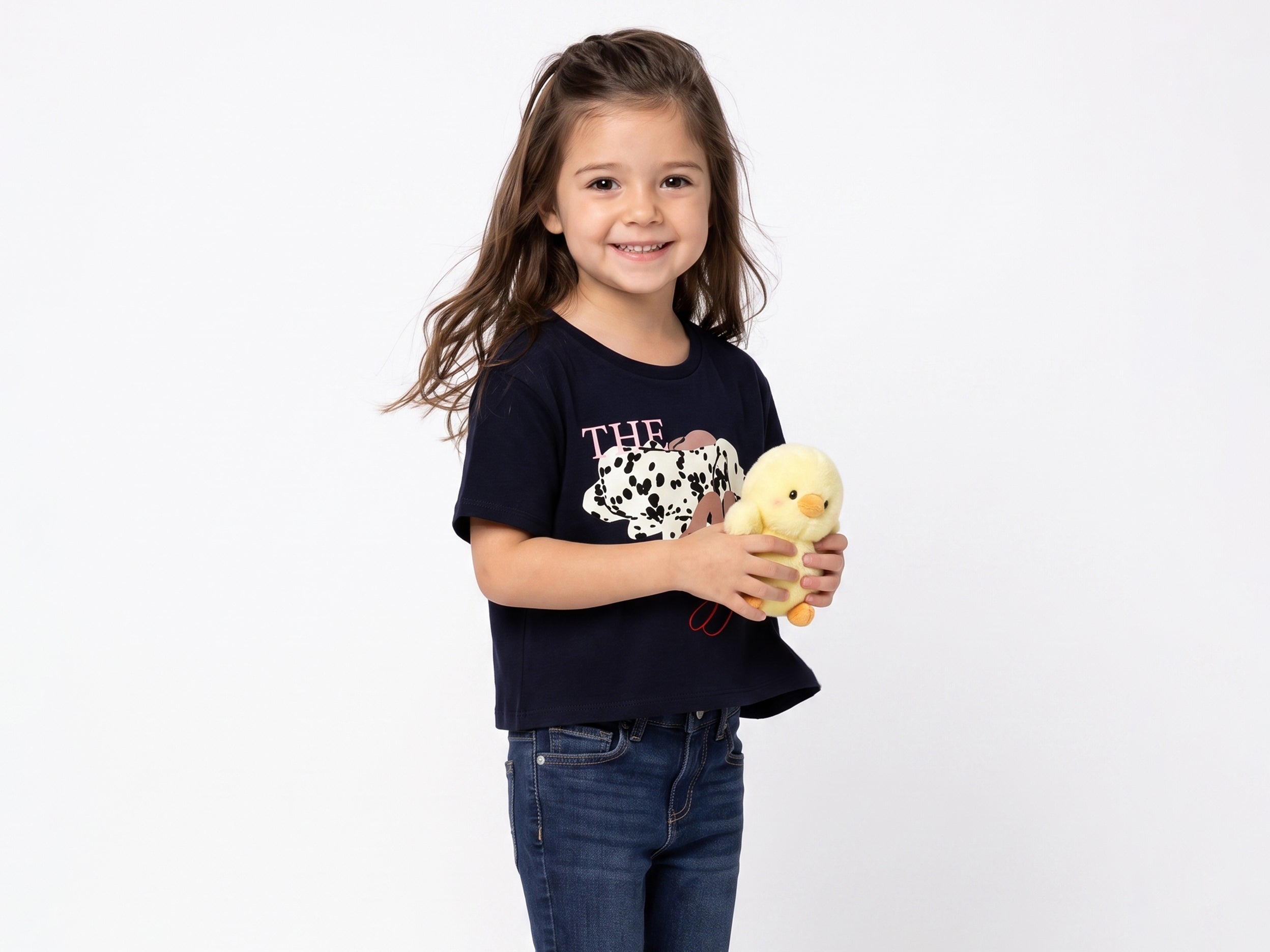 Navy 100% Cotton The Snuggle Society Graphic T-Shirt