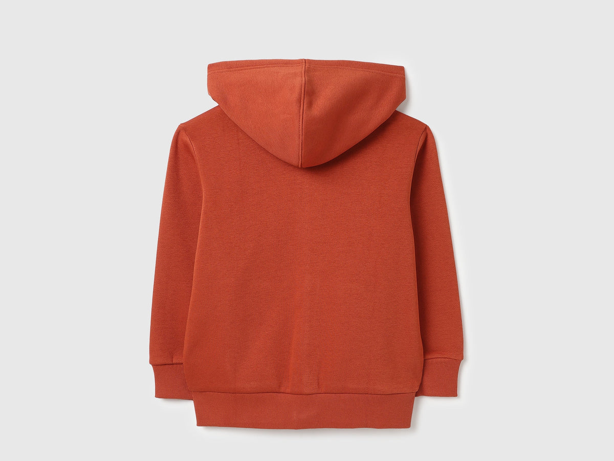 Boys Rust Cotton Knit Sweatshirt Classic
