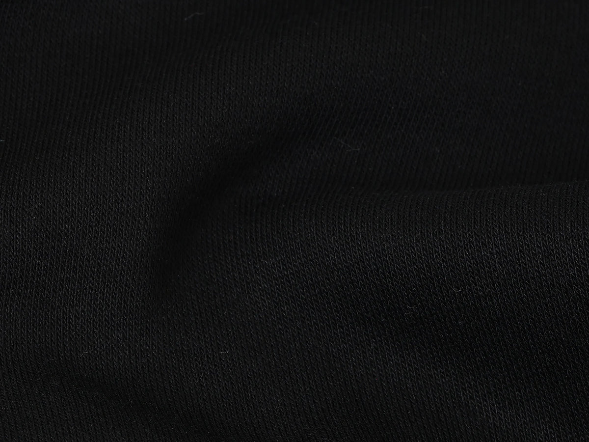 Boys Black Cotton Knit Trousers Classic