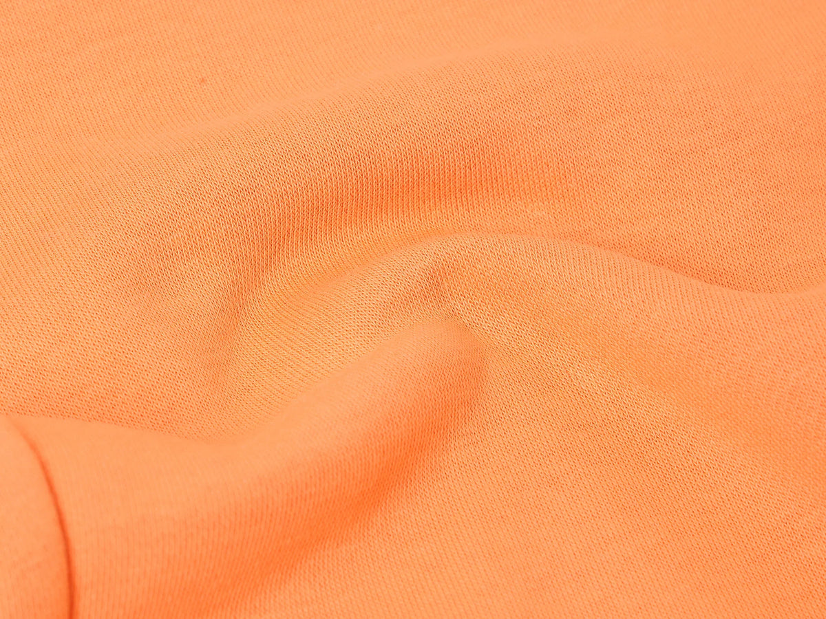 Girls Orange Cotton Knit Trousers