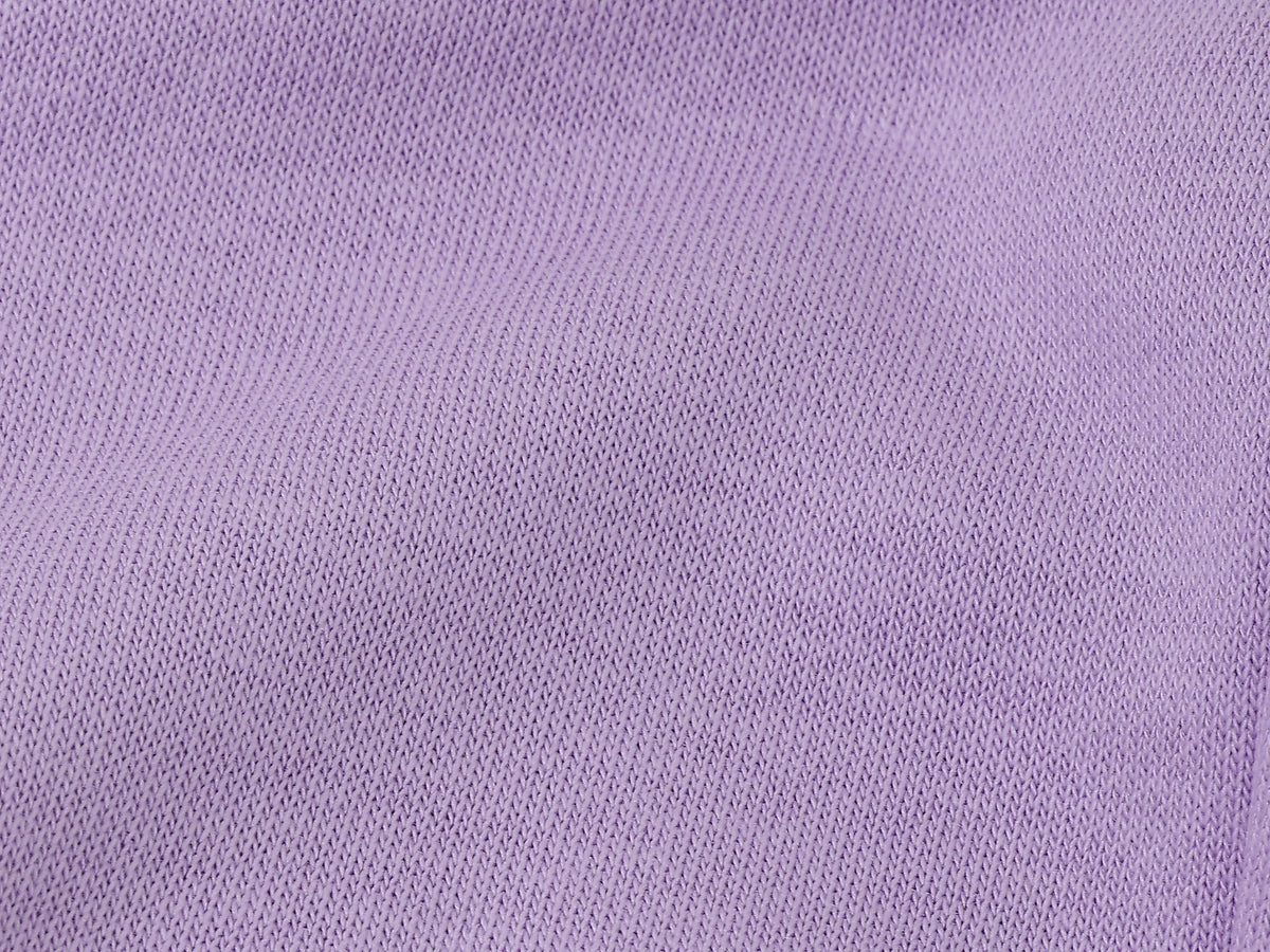 Girls Lavender Cotton Knit Trousers