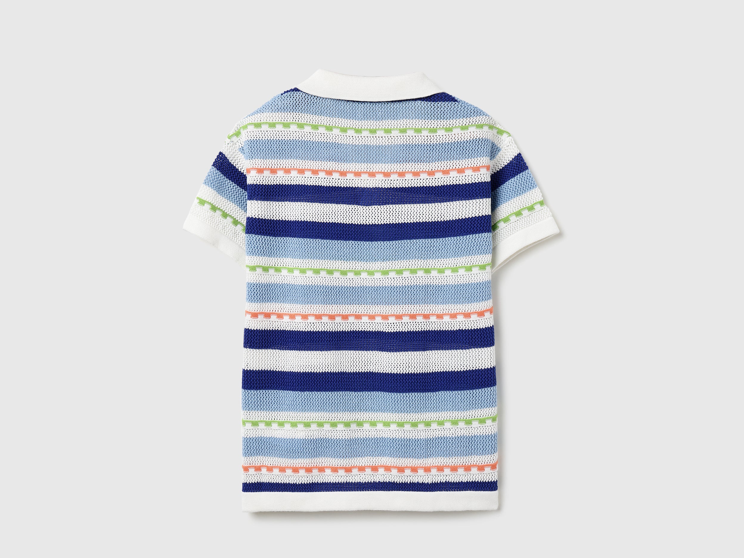 Boys Pure Cotton Johny Collar Patterned T-Shirt