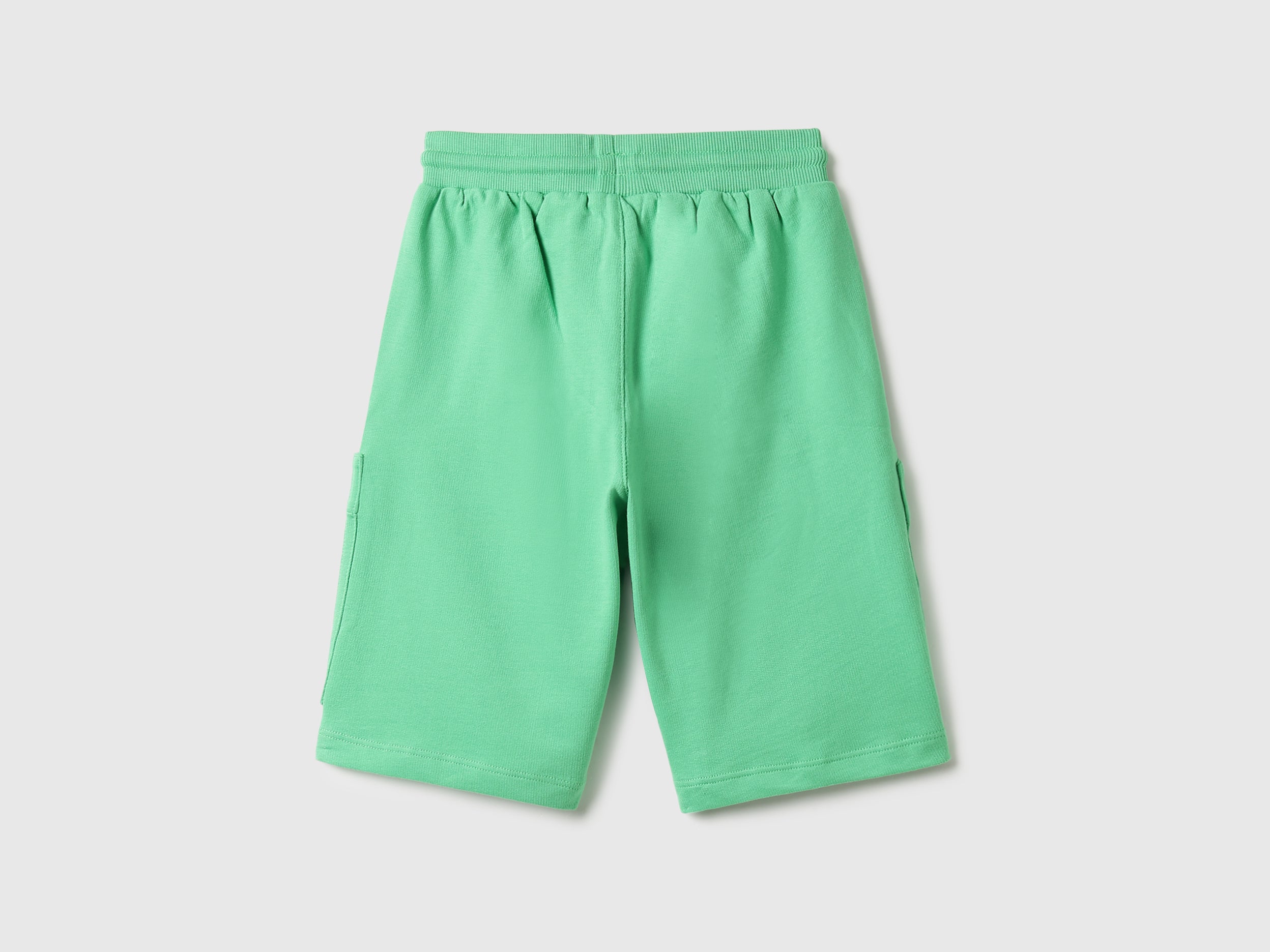 Girls Pure Cotton Solid Longline Casual Shorts