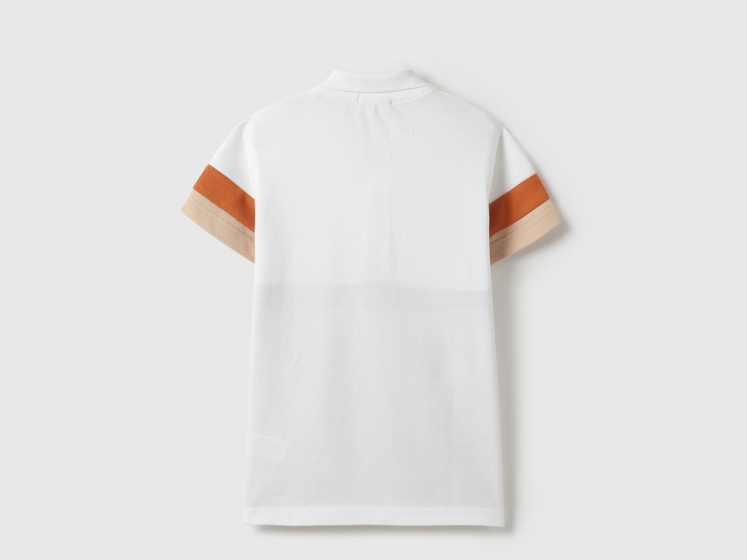 Boys Stone Solid Cotton Regular Fit Horizontal Cut and Sew Polo with HD Transfer