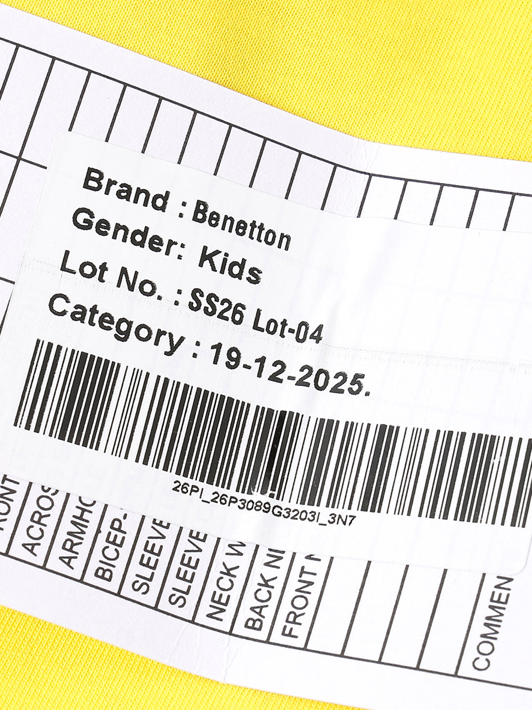 Girls Yellow Cotton Longline Tee – Sleepover Edition