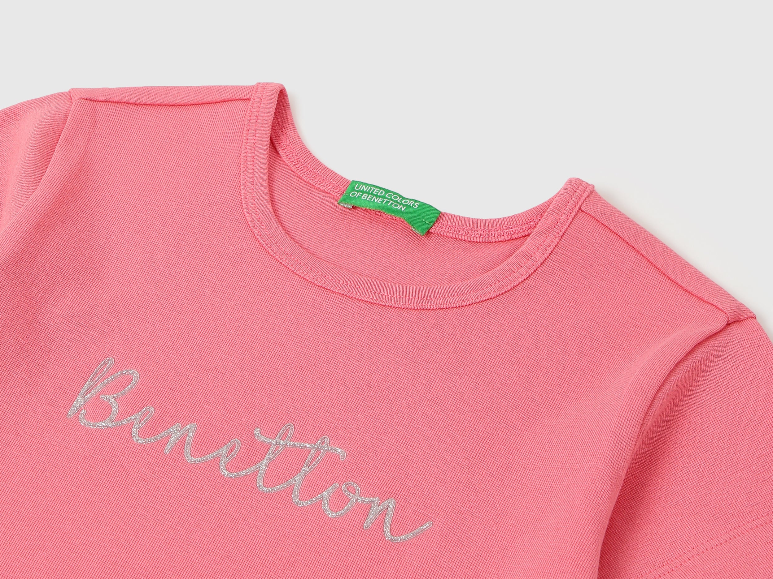 Girls Bubblegum Cotton High Density Regular Fit T-Shirt