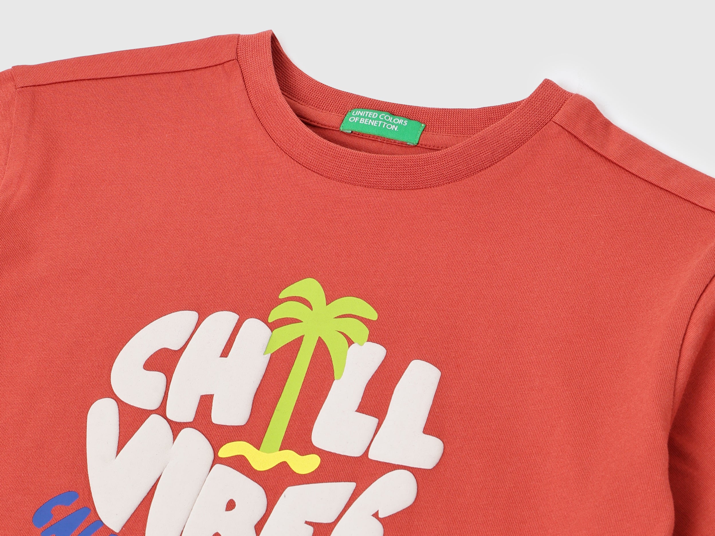 Girls Pure Cotton Round Neck Relaxed Printed T-Shirt
